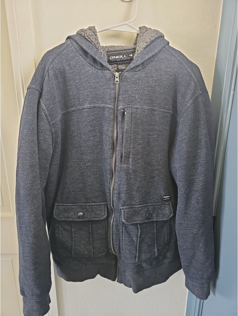 O'Neill Men's Hooded Jacket with Sherpa Lining